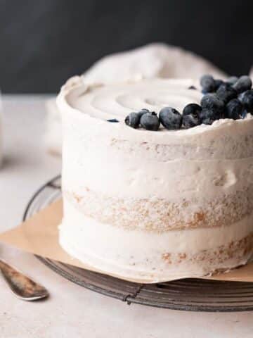 earl grey blueberry cake.