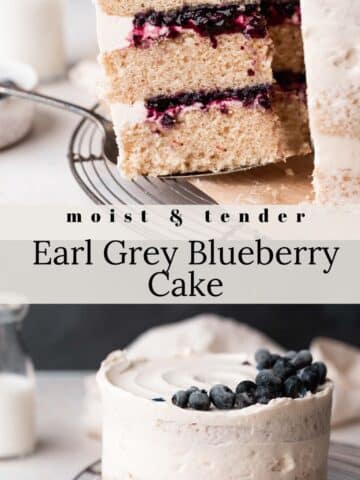 earl grey blueberry cake pin.