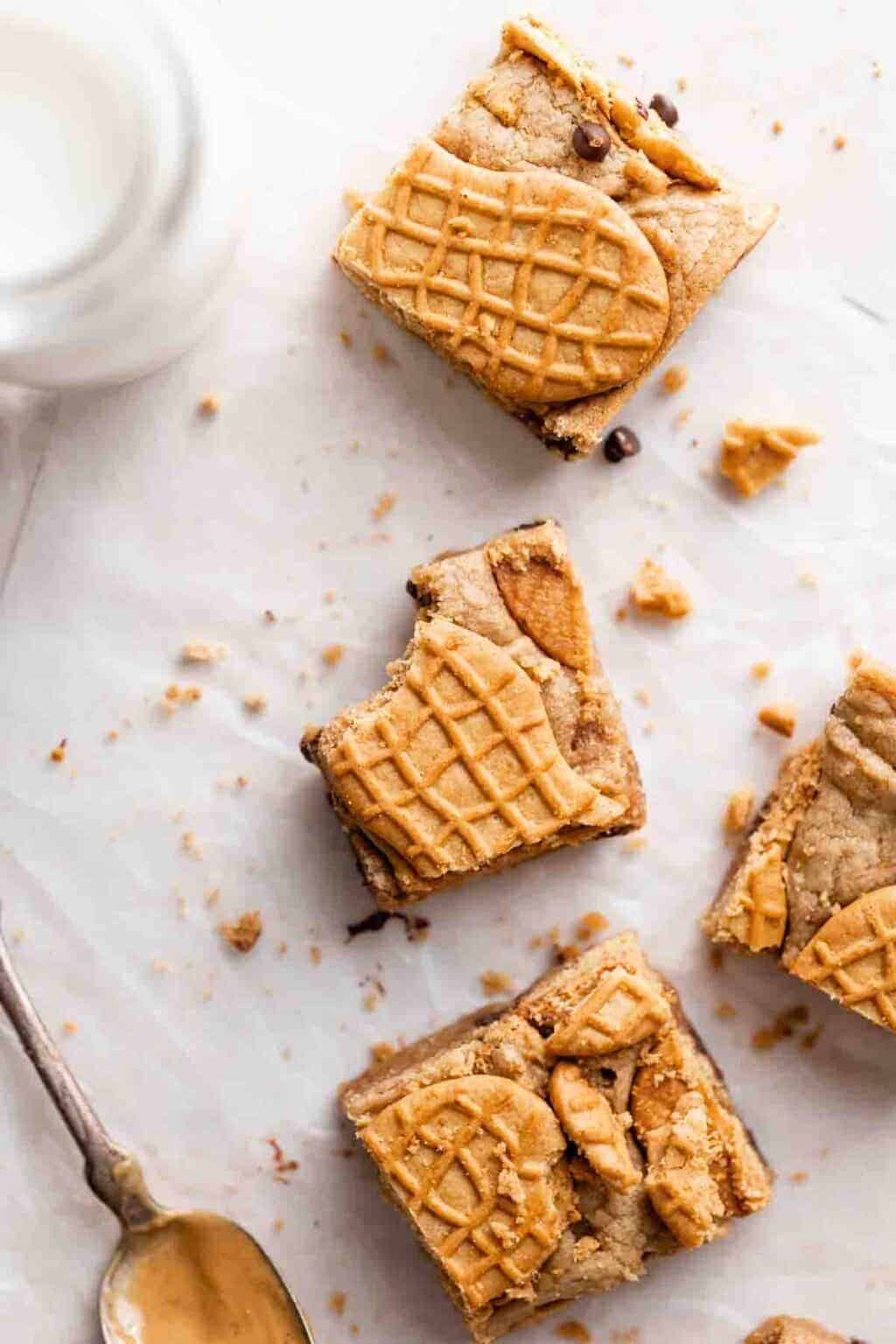 Nutter Butter Bars - Cambrea Bakes