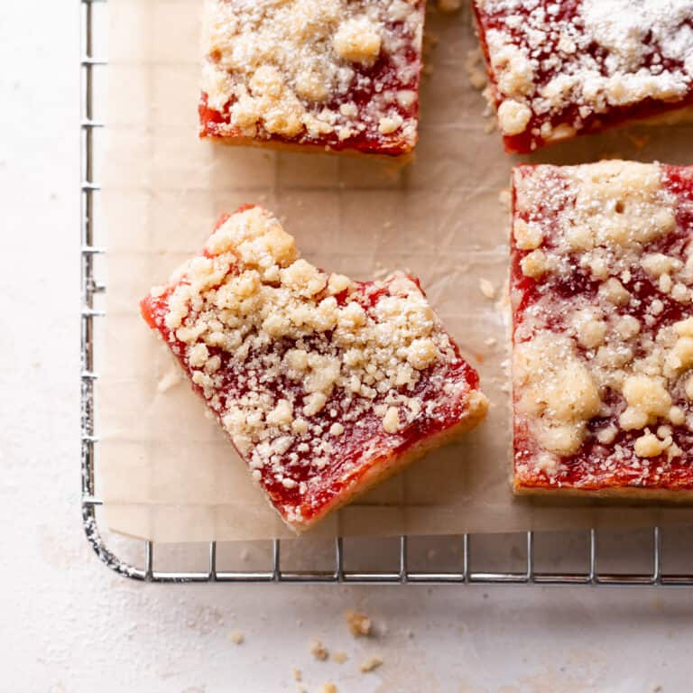 Plum Bars with Crumble Topping