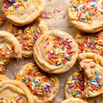 Birthday Cake Cookies - Cambrea Bakes