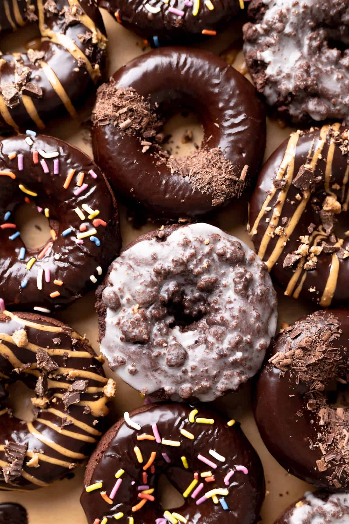 chocolate donuts.