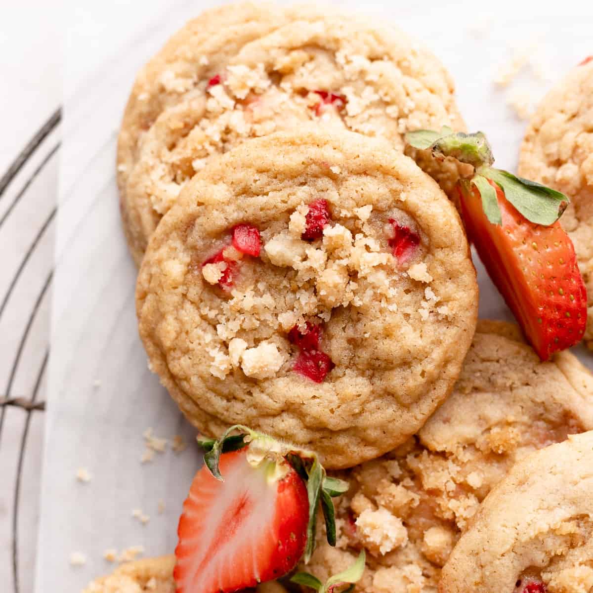 Strawberry Biscuit Cookies - Sally's Baking Addiction