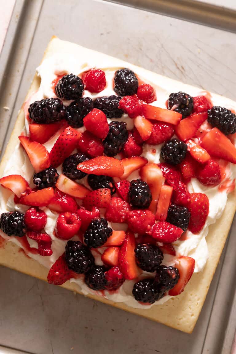 Lemon Berry Mascarpone Cake Cambrea Bakes