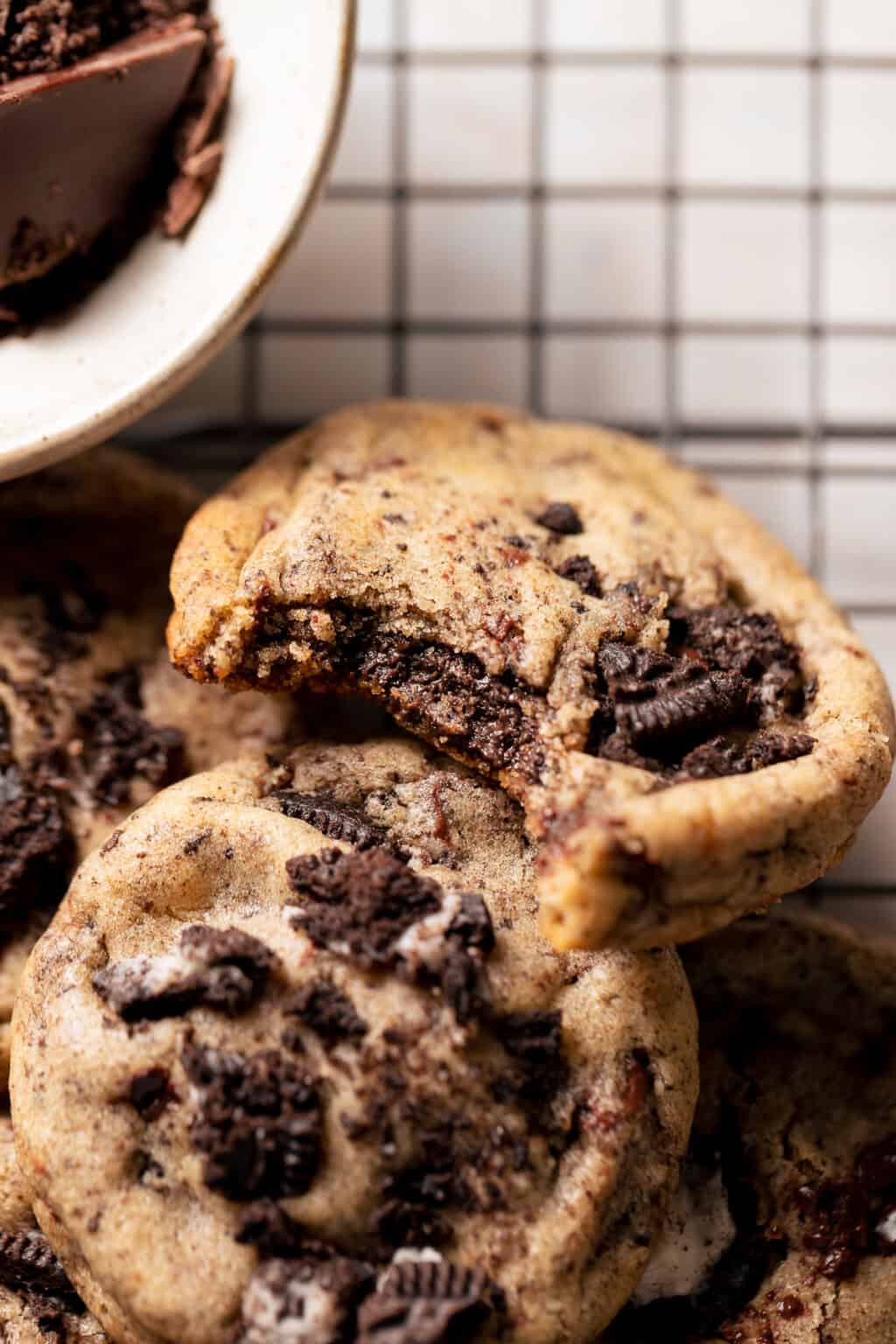 Oreo Chocolate Chip Cookies - Cambrea Bakes