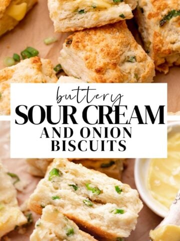 sour cream biscuit pinterest pin.