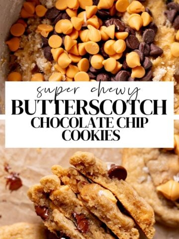butterscotch chocolate chip cookies pinterest pin.