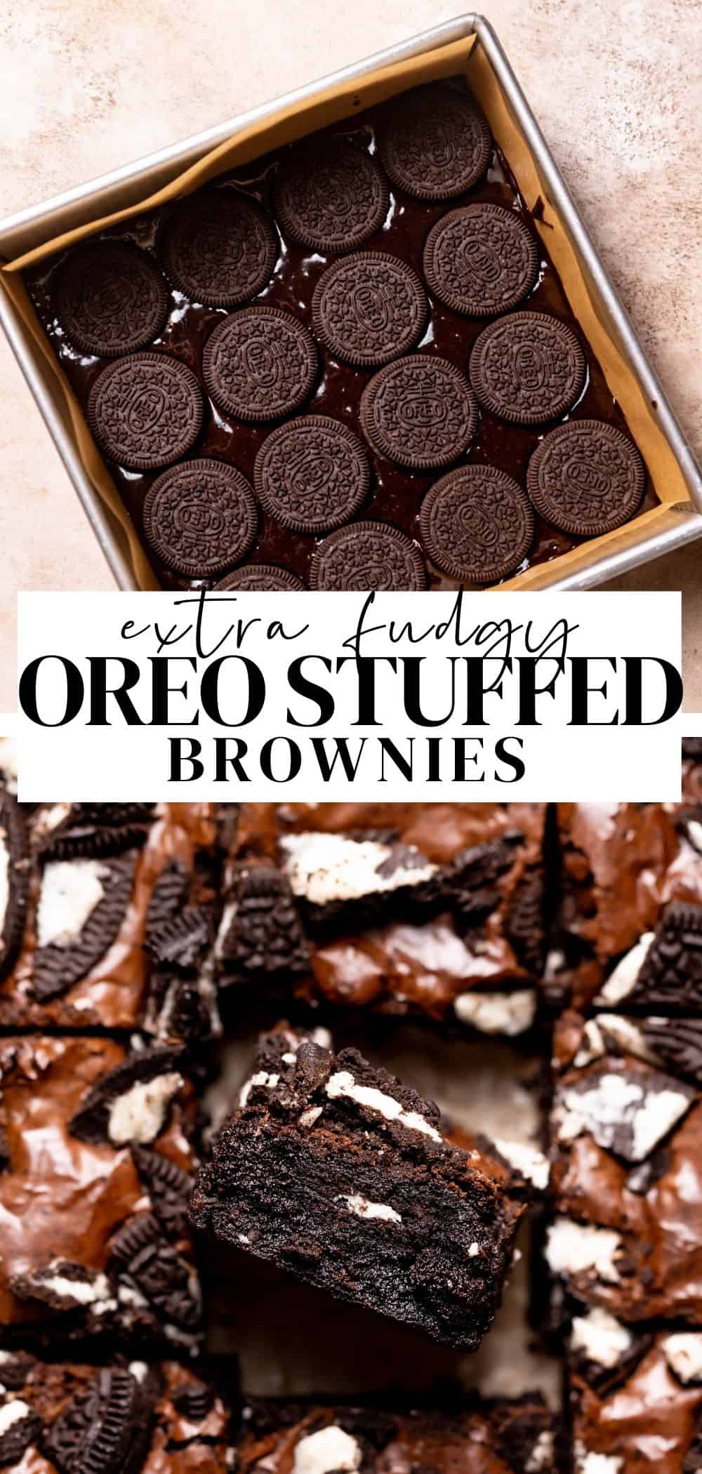 Oreo Brownies - Cambrea Bakes