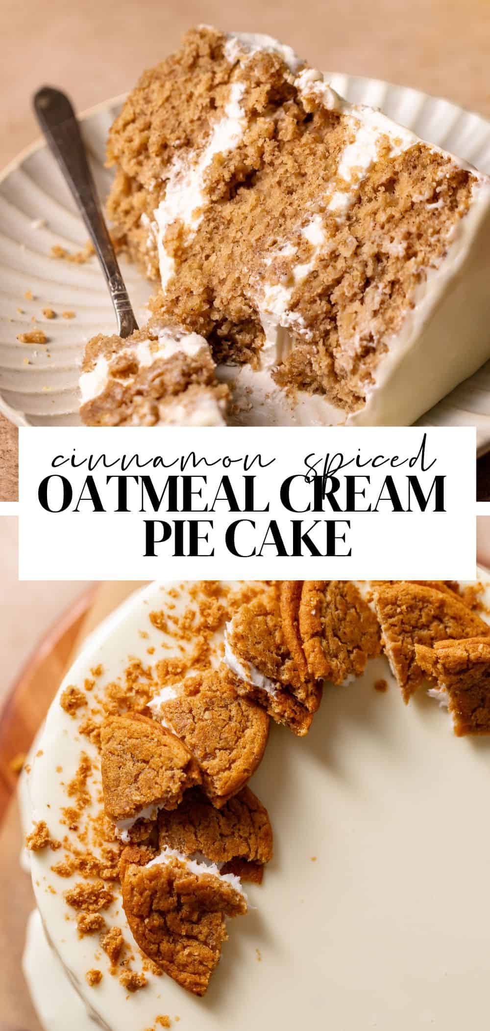 Oatmeal Cream Pie Cake Cambrea Bakes