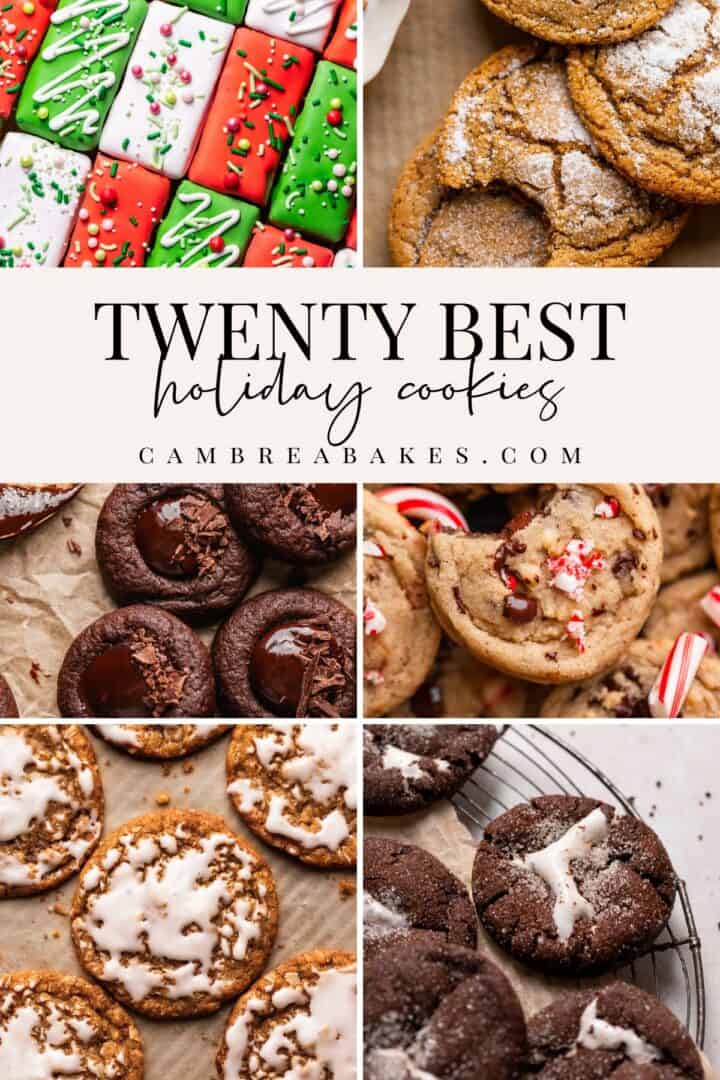 Twenty Best Holiday Cookie Recipes - Cambrea Bakes