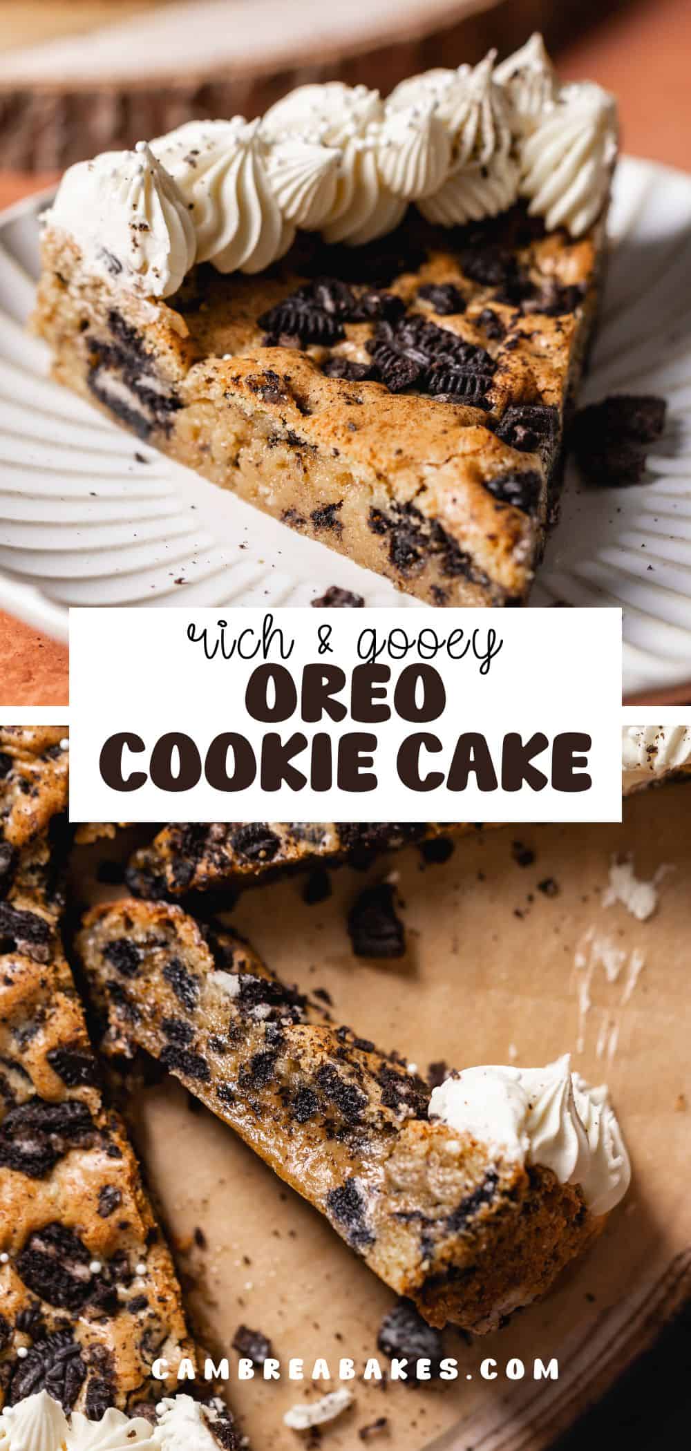 Oreo Cookie Cake - Cambrea Bakes