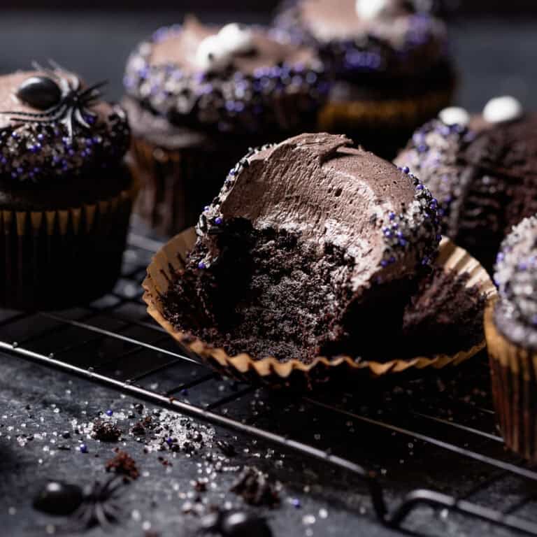 Moist Black Velvet Cupcakes