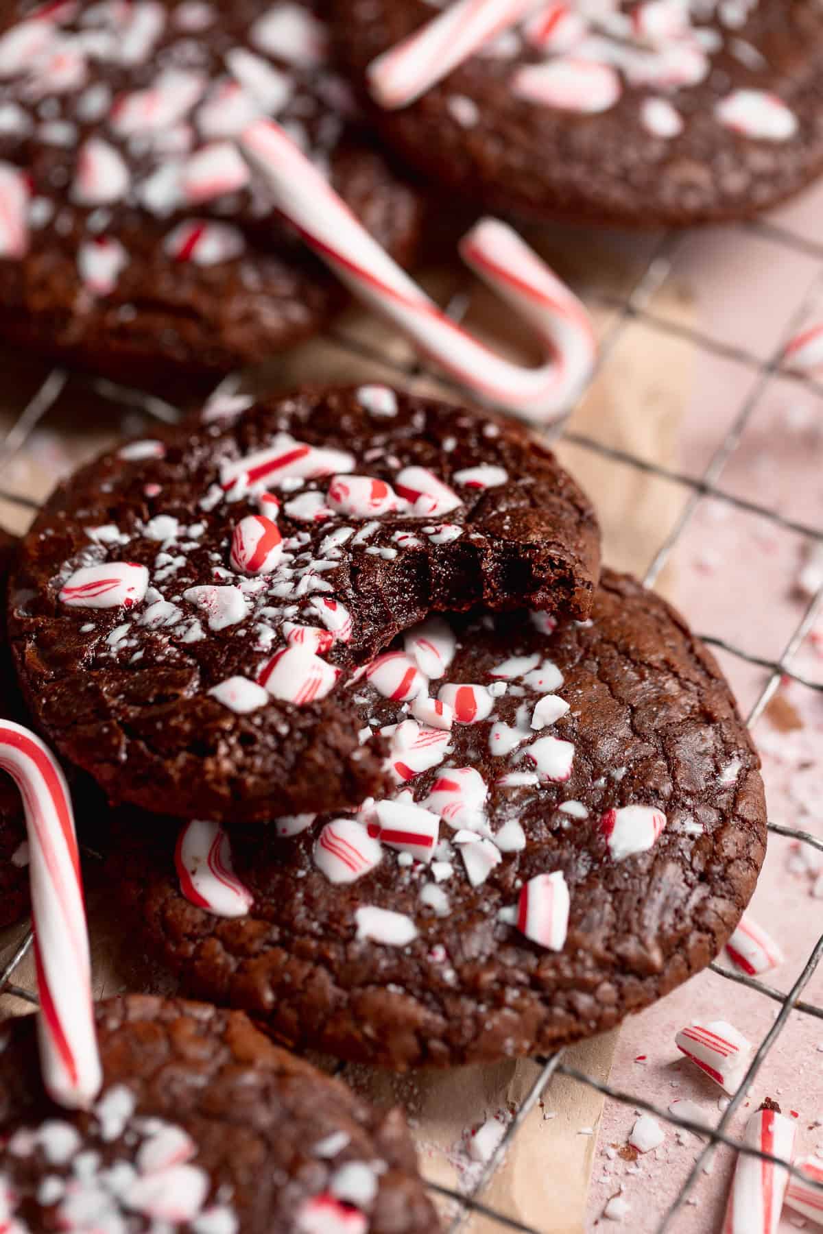 Double Chocolate Peppermint Cookies